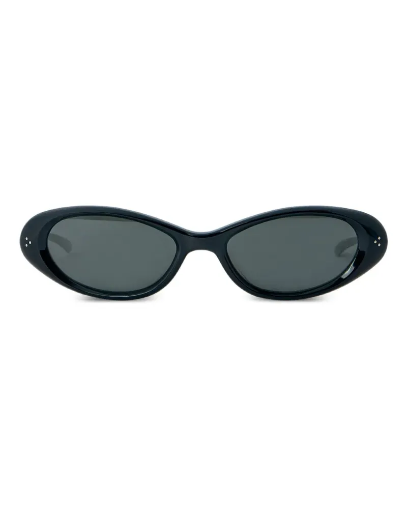 Gentle Monster Sonnenbrille mit ovalem Gestell - Schwarz Schwarz