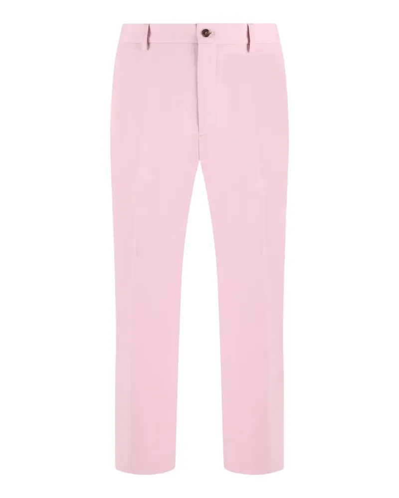Prada cotton button tailored trousers - Rosa Rosa