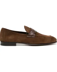 Tom Ford Sean Loafer aus Wildleder Braun