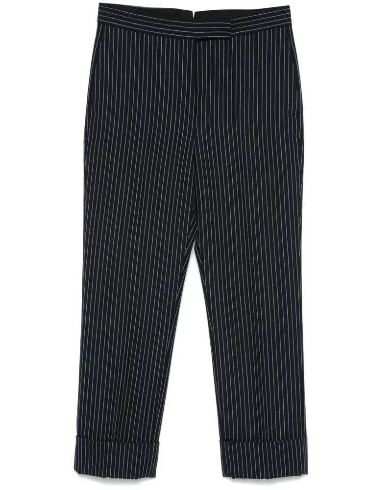 Thom Browne Hose mit Nadelstreifen - Blau Blau