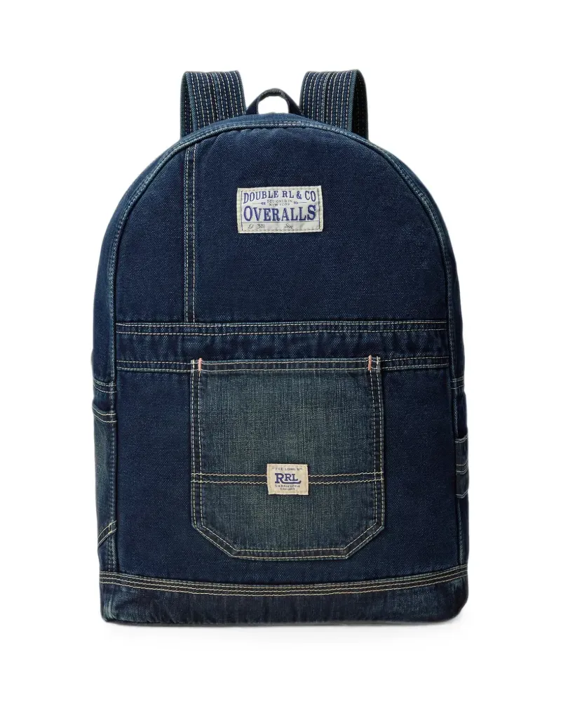 Ralph Lauren Lee Rucksack mit Logo-Patch - Blau Blau