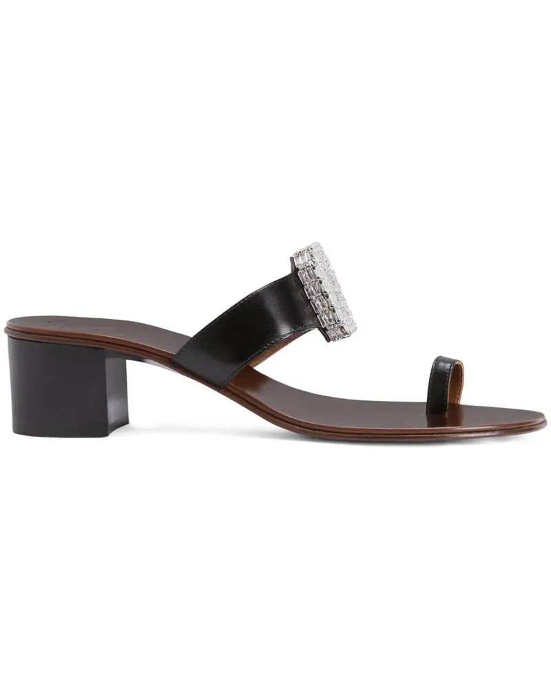 Giuseppe Zanotti Blahir Mules 40mm - Schwarz Schwarz