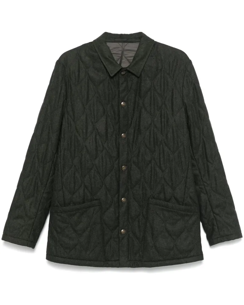 Boglioli Jacke mit Rautensteppung - Grau Grau