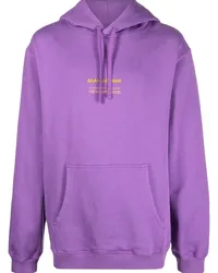 maharishi Hoodie aus Bio-Baumwolle Violett