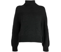 Kaschmirpullover mit Rollkragen - Grau