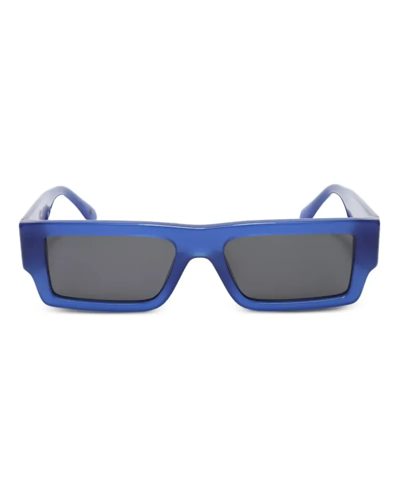Palm Angels Belvedere rectangle-frame sunglasses - Blau Blau