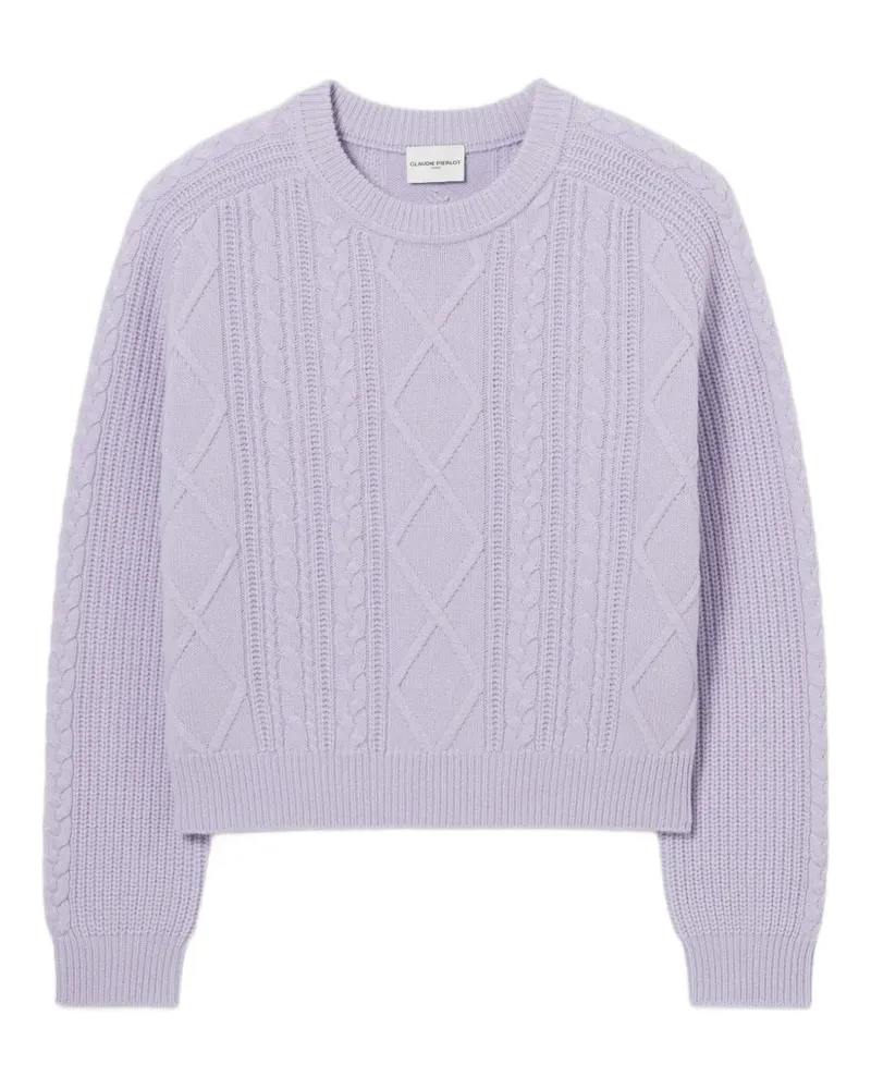 Claudie Pierlot cable-knit sweater - Violett Violett