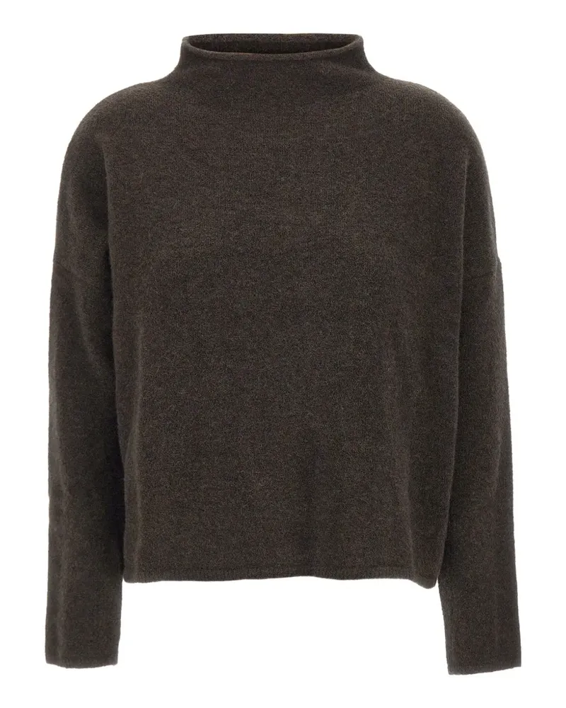 Filippa K Mika Pullover mit hohem Ausschnitt - Braun Braun