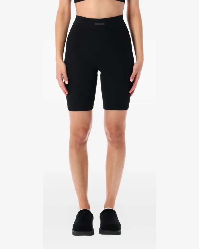 Fear of God Gerippte Radlerhose - Schwarz Schwarz