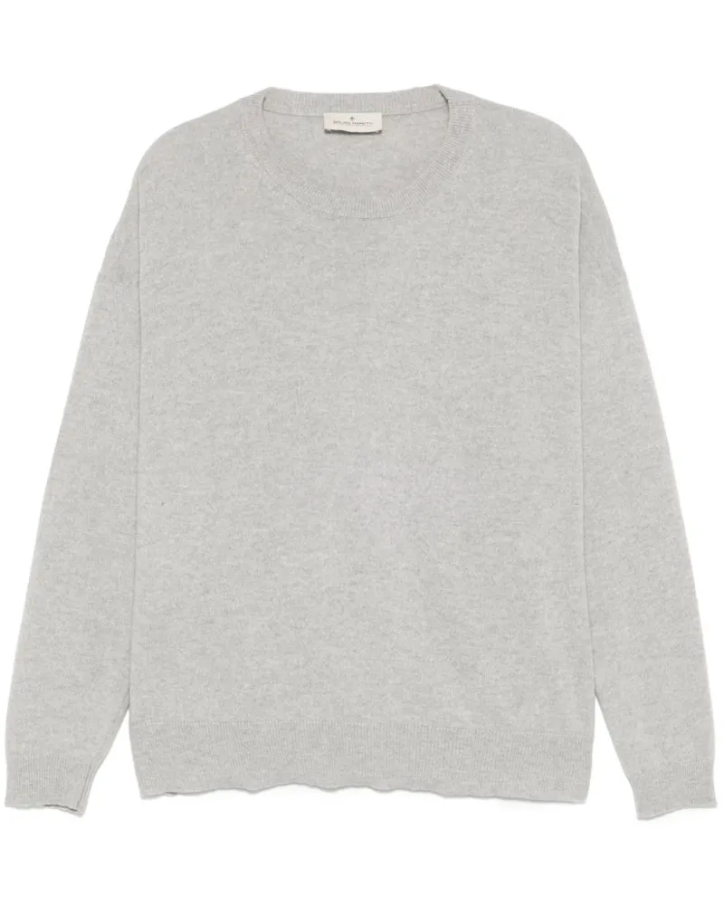 Bruno Manetti Pullover mit Rundhalsausschnitt - Grau Grau