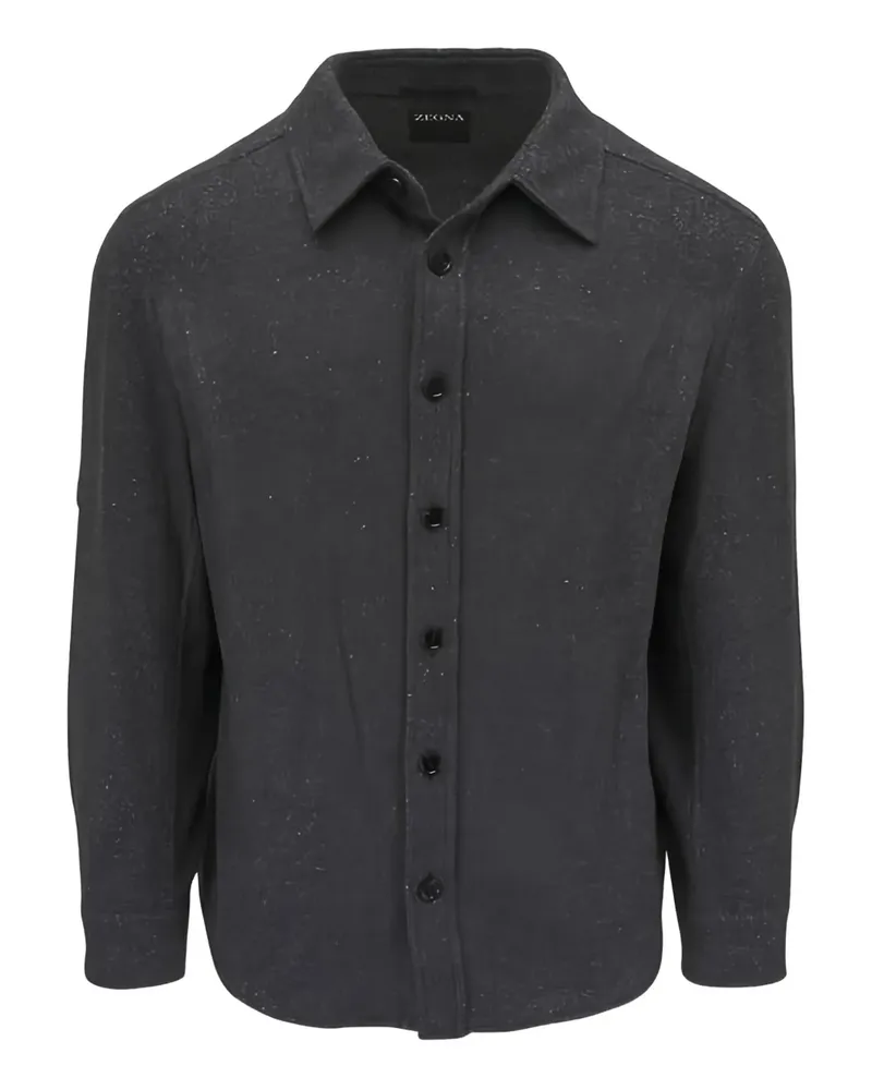 Ermenegildo Zegna Langärmeliges Hemd - Grau Grau