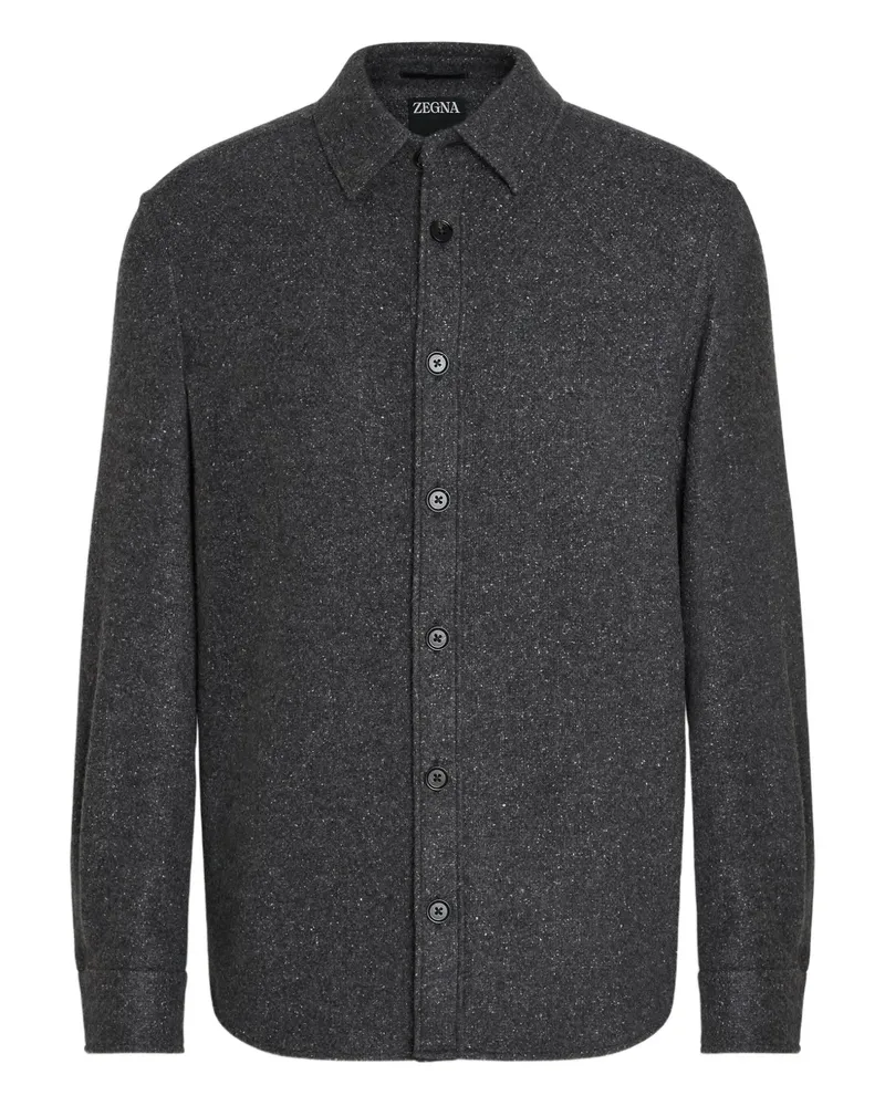 Ermenegildo Zegna Langärmeliges Hemd - Grau Grau