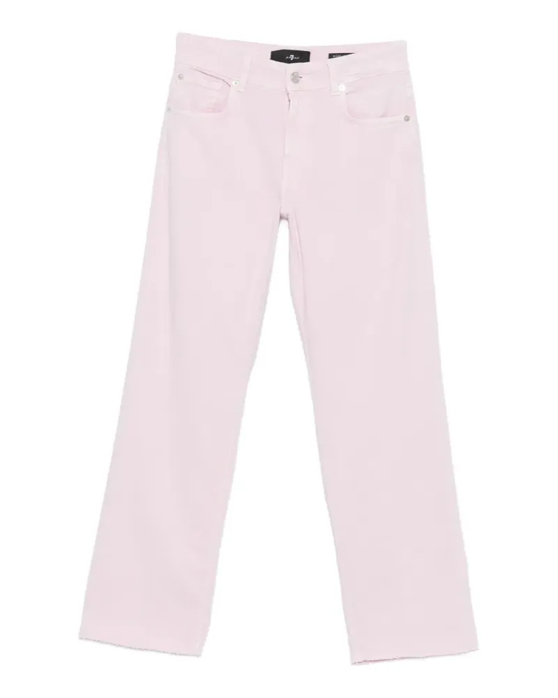 7 for all mankind button-fastening jeans - Rosa Rosa
