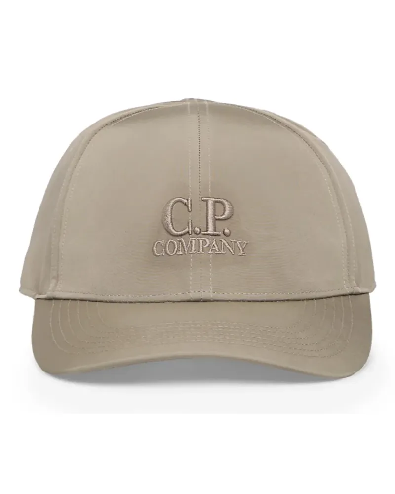 C.P. Company Chrome-R Logo Baseballkappe - Nude Nude