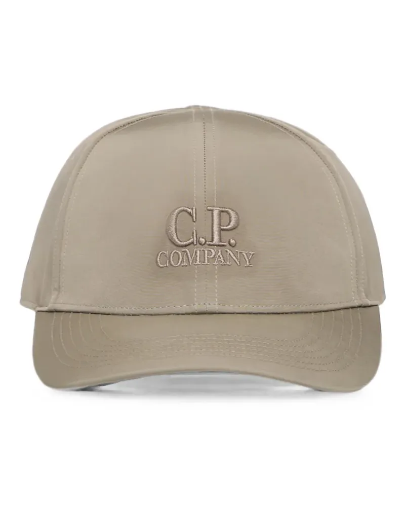 C.P. Company Chrome-R Logo Baseballkappe - Nude Nude