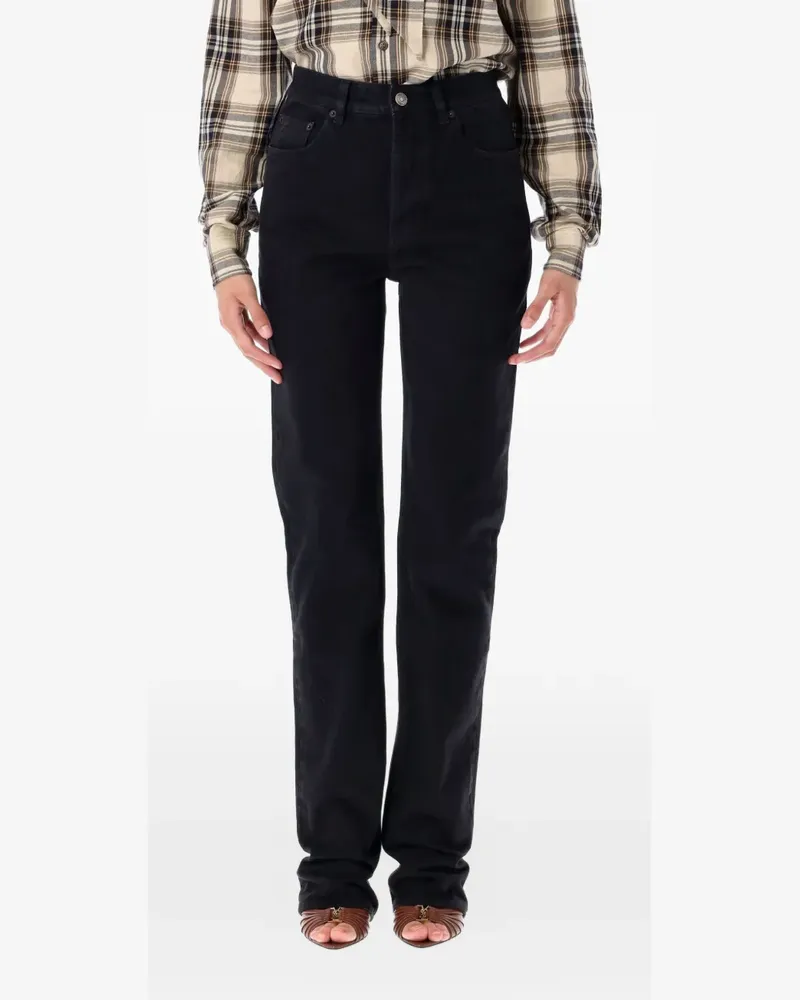 Saint Laurent 90's high-rise slim jeans - Schwarz Schwarz