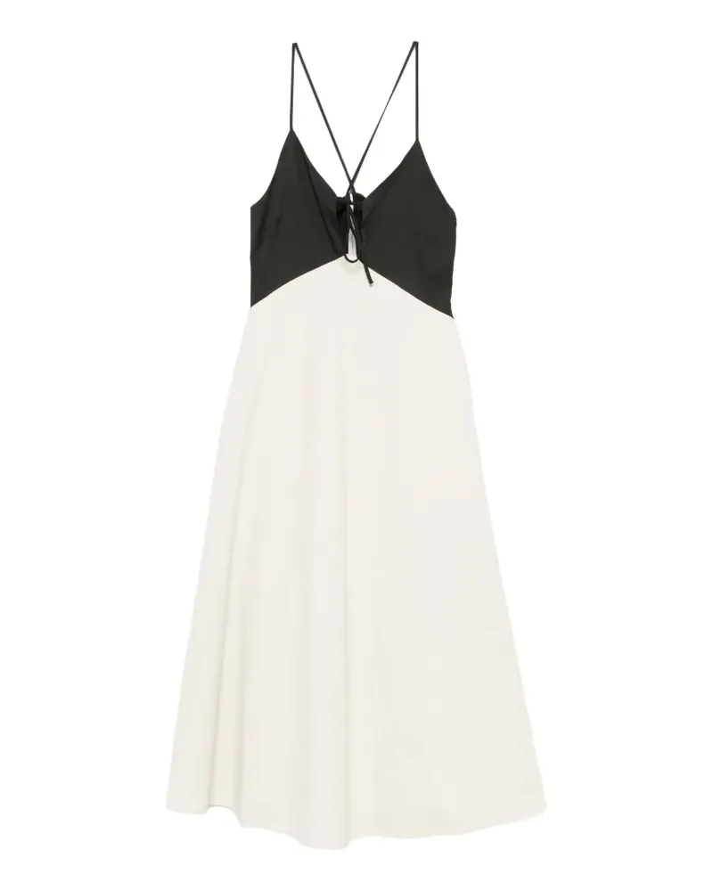 Sea Angelina V-neck midi dress - Nude Nude