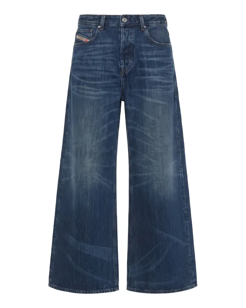 Diesel faded wide-leg jeans - Blau Blau
