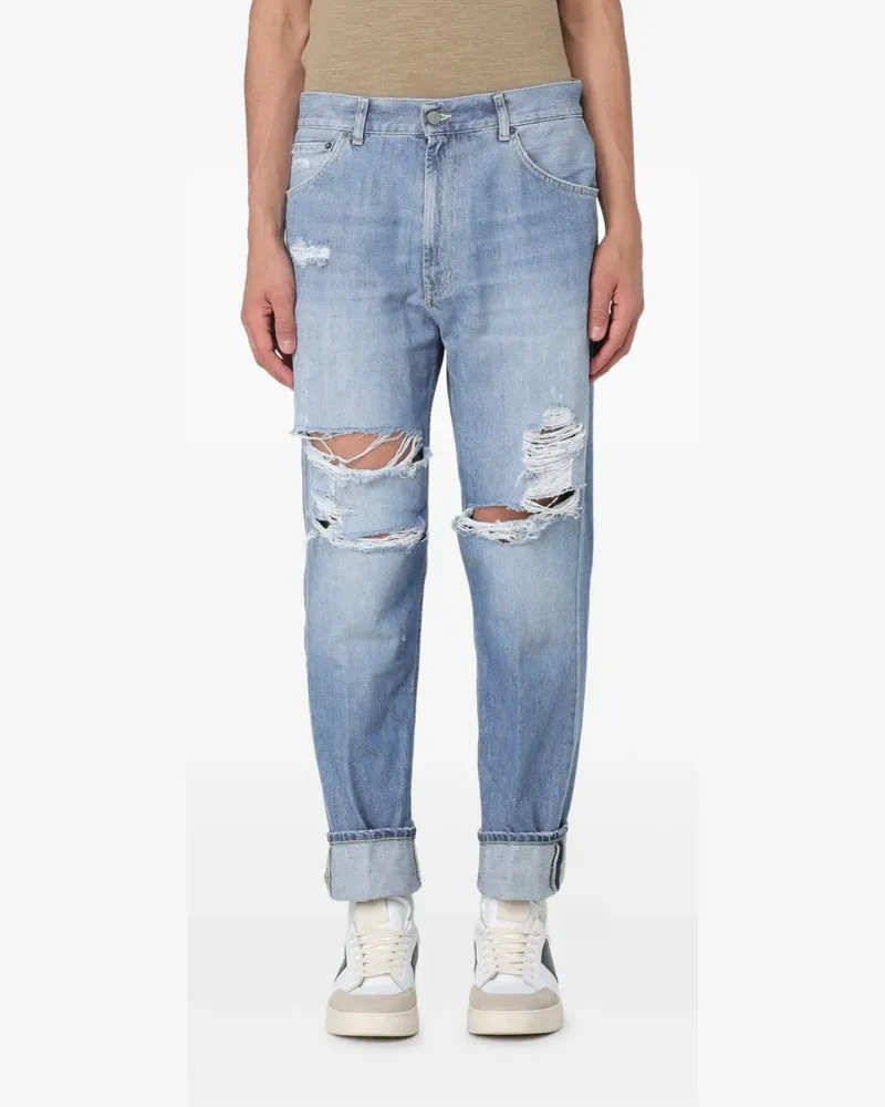 Dondup Paco Jeans im Distressed-Look - Blau Blau