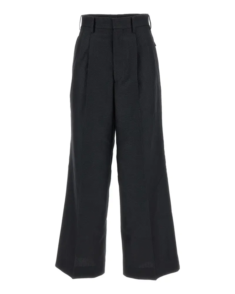 Junya Watanabe pleated wide-leg trousers - Braun Braun