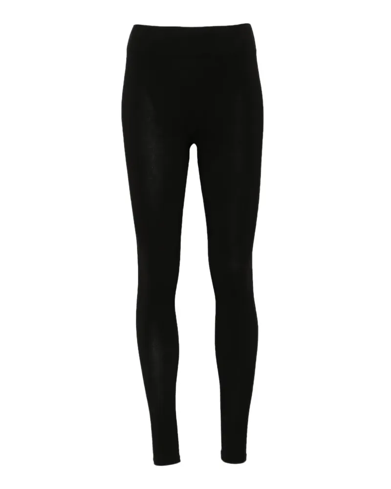 Totême Gerippte Leggings mit hohem Bund - Schwarz Schwarz