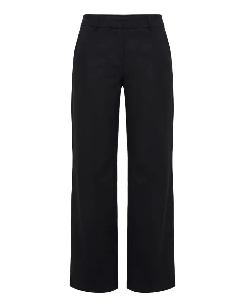 Reformation Gisele Hose mit tiefem Bund - Schwarz Schwarz