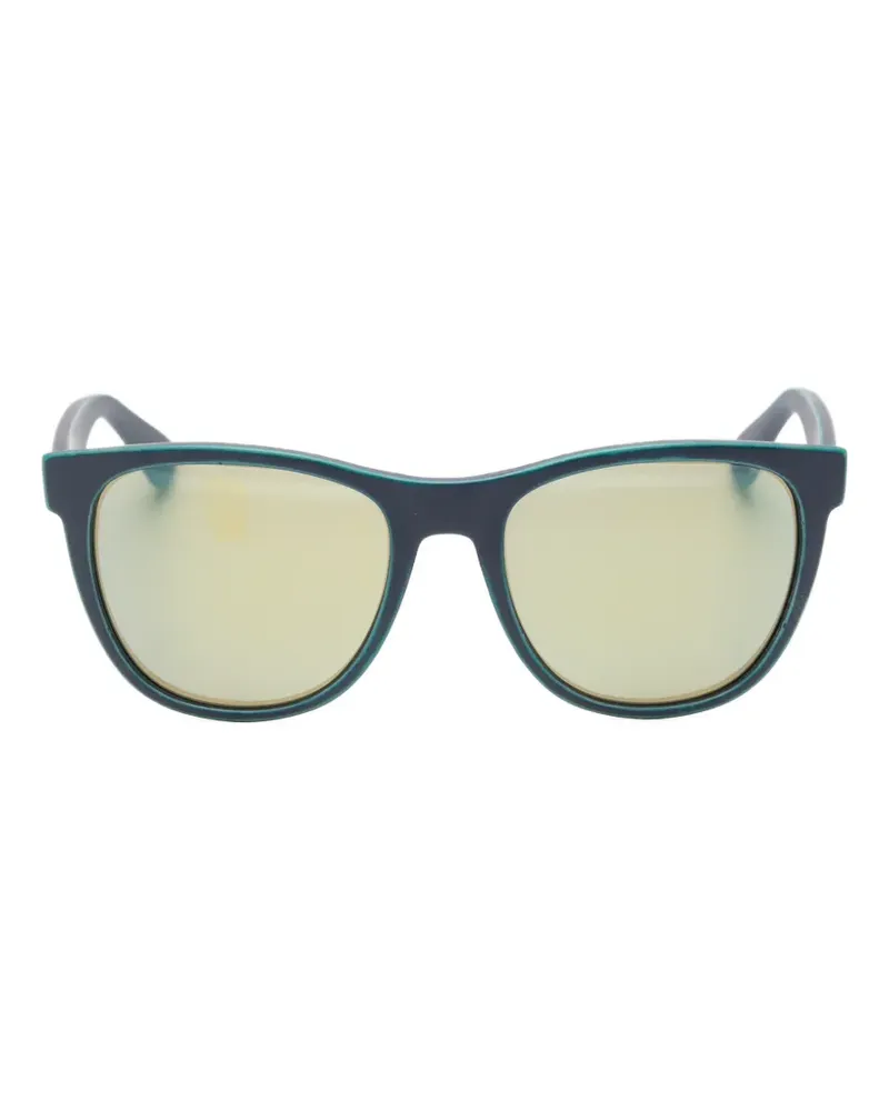 HUGO BOSS square-frame mirrored sunglasses - Blau Blau