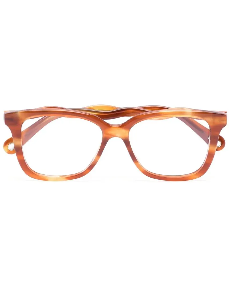 Chloé Eckige Brille - Orange Orange