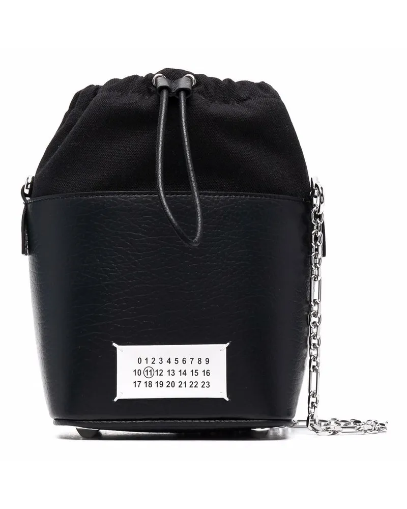 Maison Margiela Kleine Beuteltasche - Schwarz Schwarz
