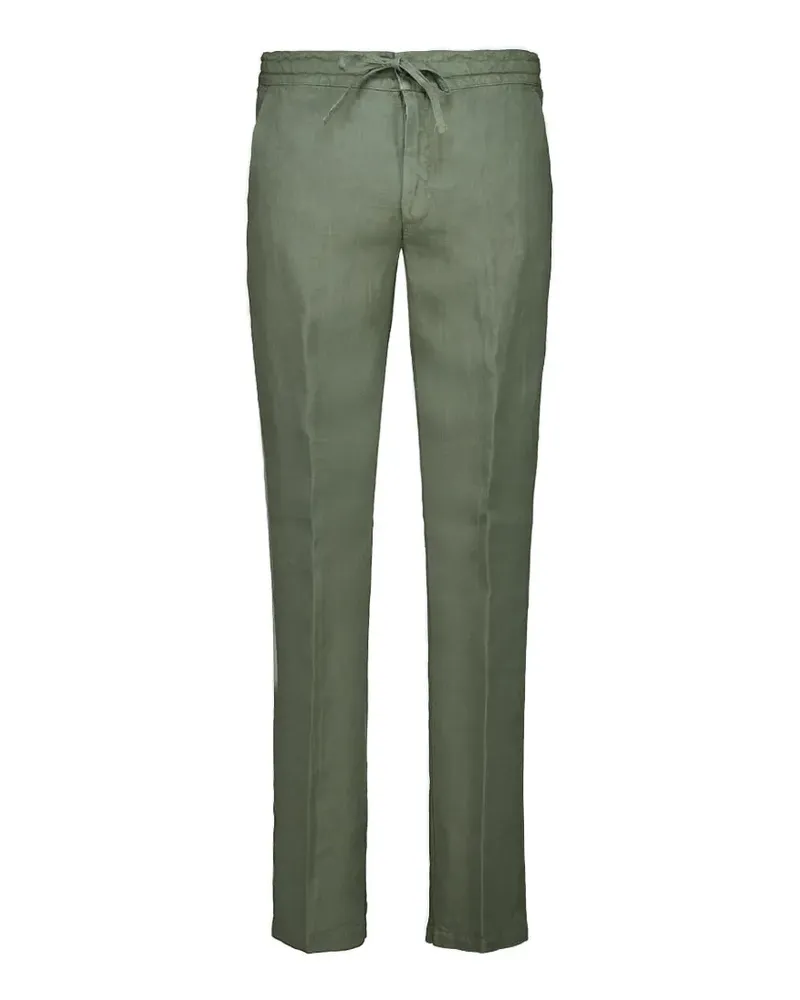 120% Lino drawstring trousers - Grün Grün