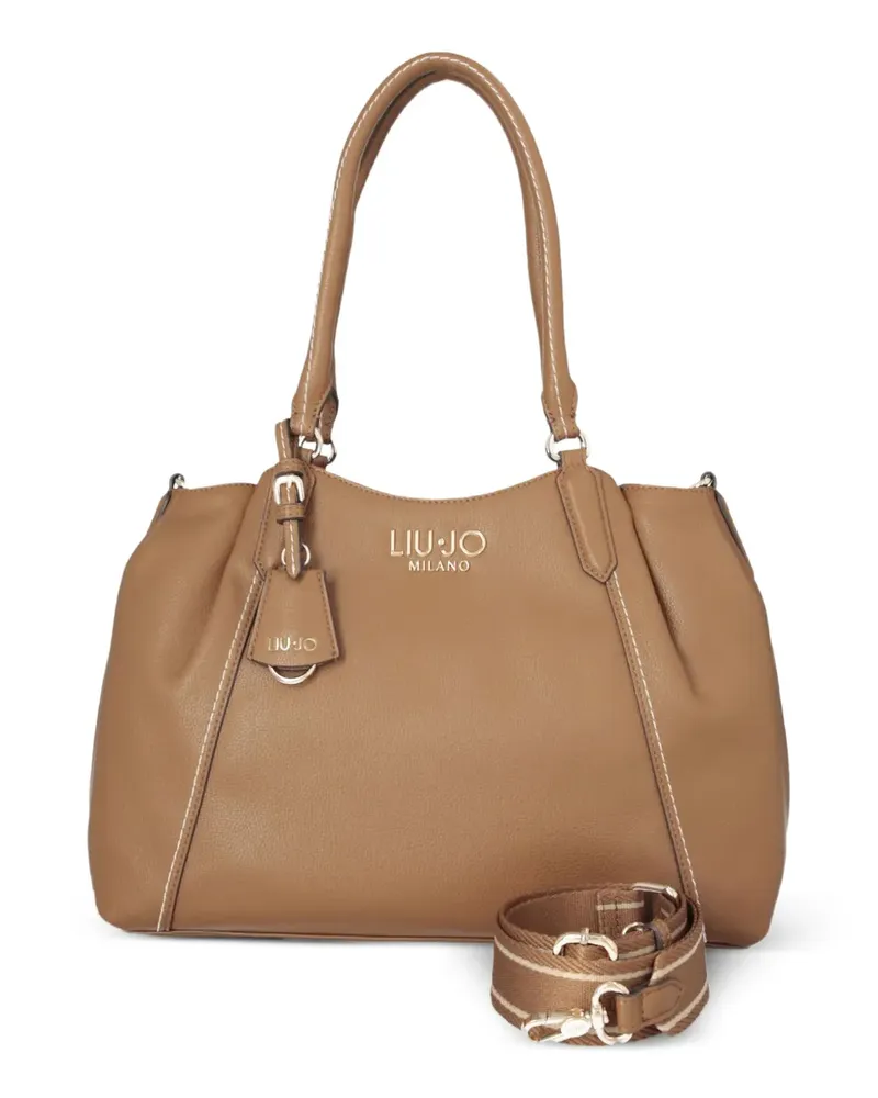 Liu Jo Schultertasche aus Leder - Nude Nude