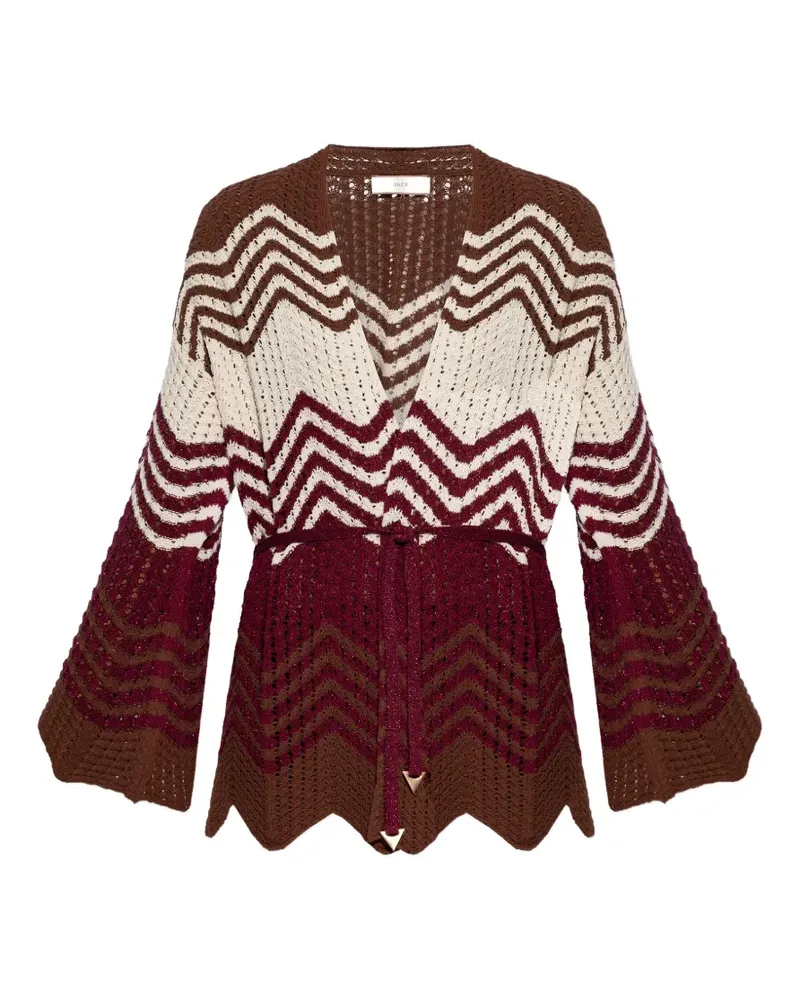 AKEP flared-sleeve cardigan - Rot Rot