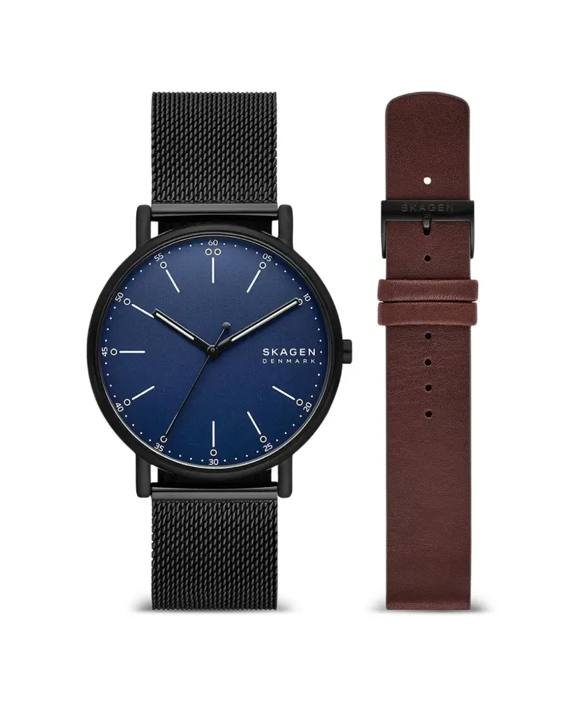 Skagen Round-face 40mm - Blau Blau