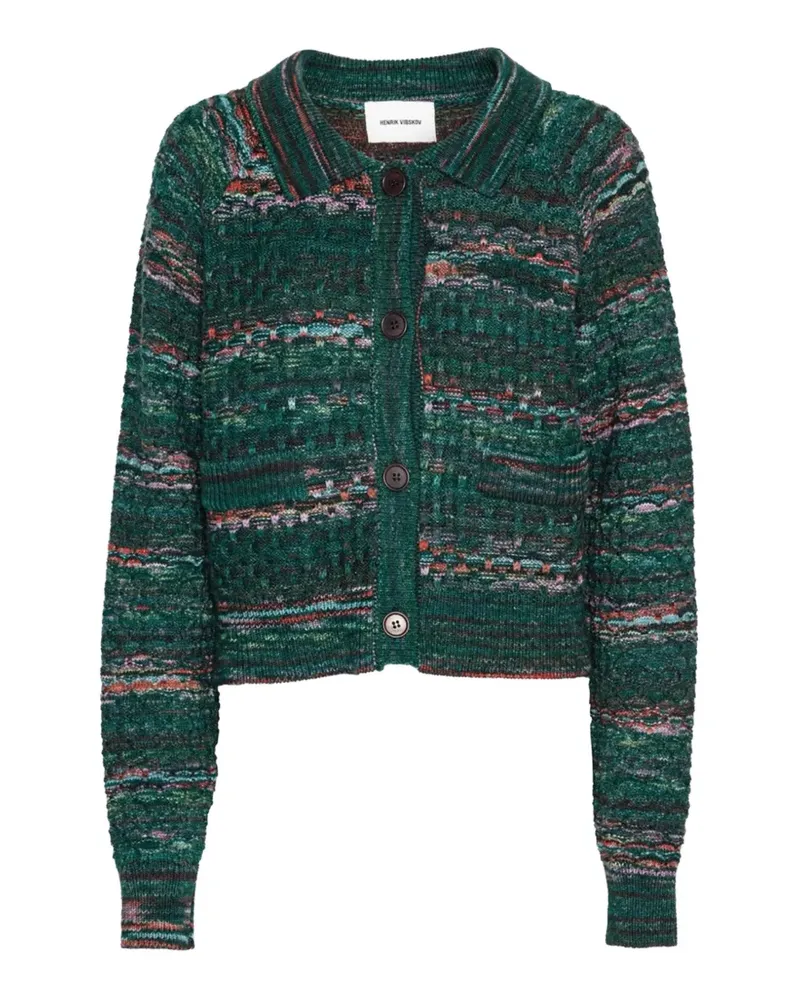 Henrik Vibskov Strukturierter Disguise Cardigan - Grün Grün