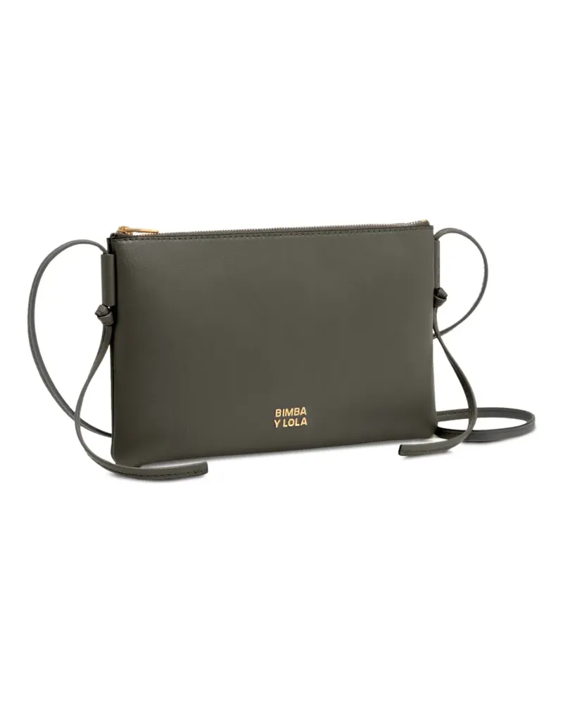 BIMBA Y LOLA Kleine Elefant-Clutch - Grau Grau