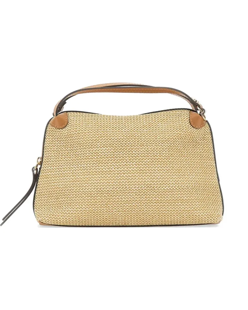 Gianni Chiarini Alifa Tote Bag aus Raffiabast - Nude Nude