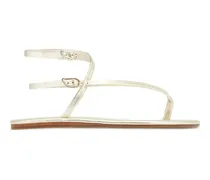 Flache Kallisti Sandalen - Gold