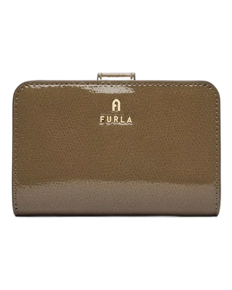 Furla m Camelia grained-leather wallet - Braun Braun
