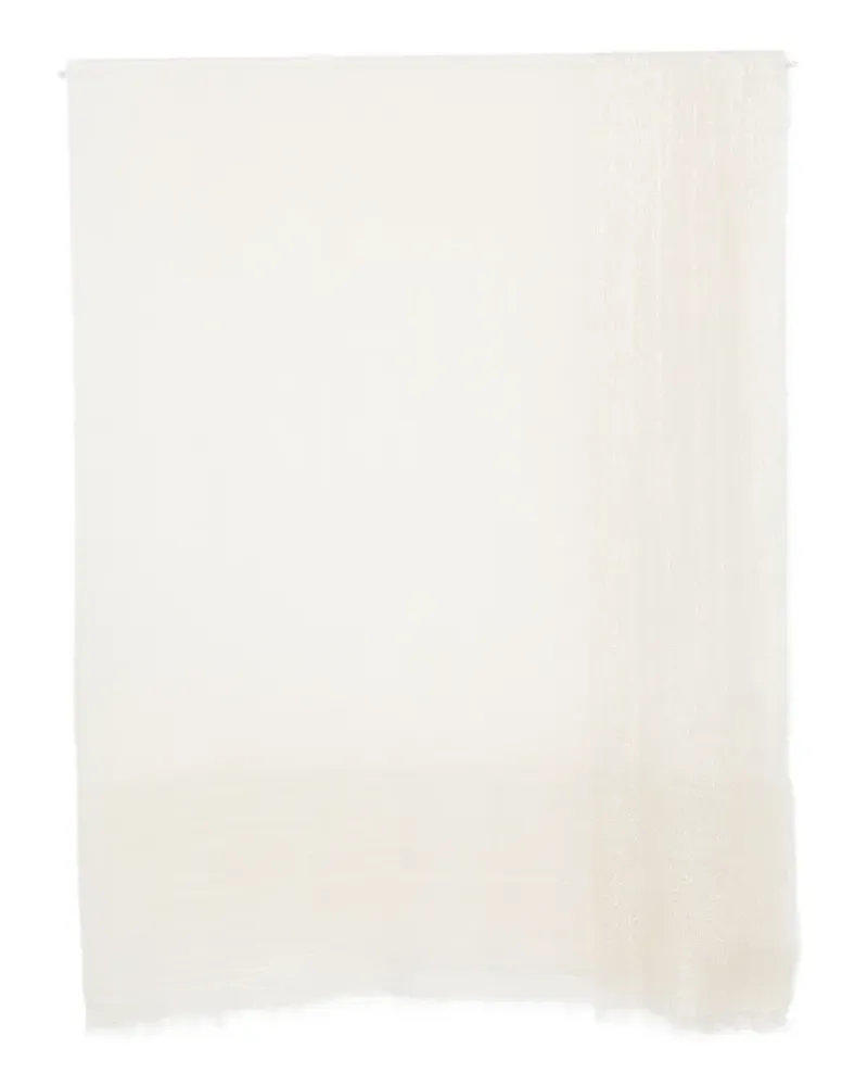 Faliero Sarti Clary frayed scarf - Nude Nude