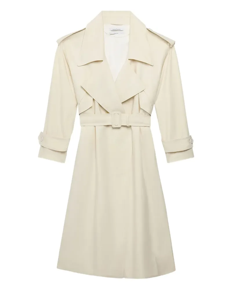 Another Tomorrow Trenchcoat mit Gürtel - Nude Nude