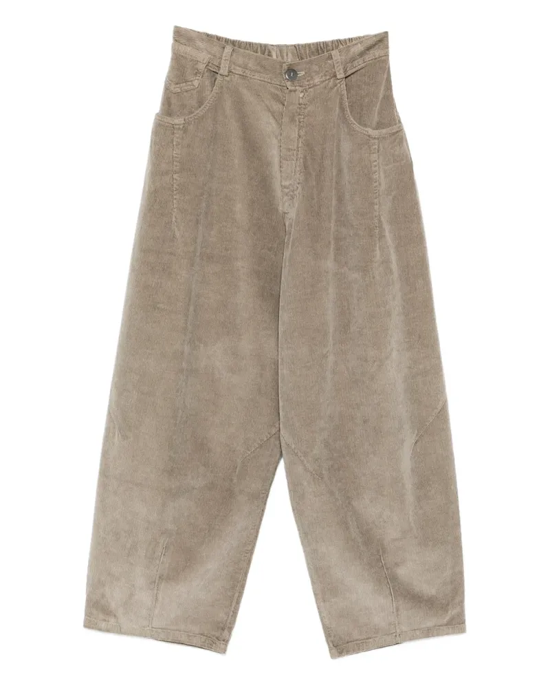 CORDERA corduroy trousers - Nude Nude