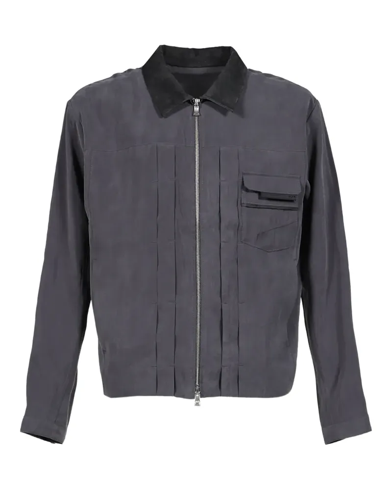 XLIM Geraffte Jacke mit Reißverschluss - Grau Grau