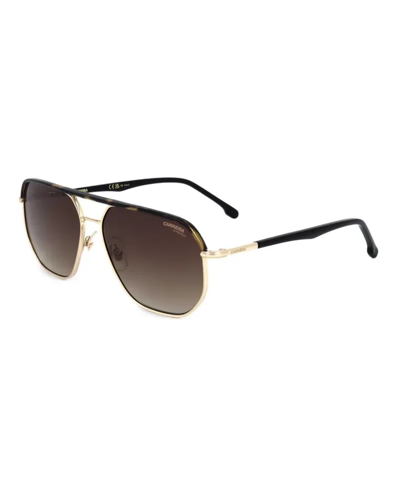 Carrera Pilotenbrille in Schildpattoptik - Gold Gold