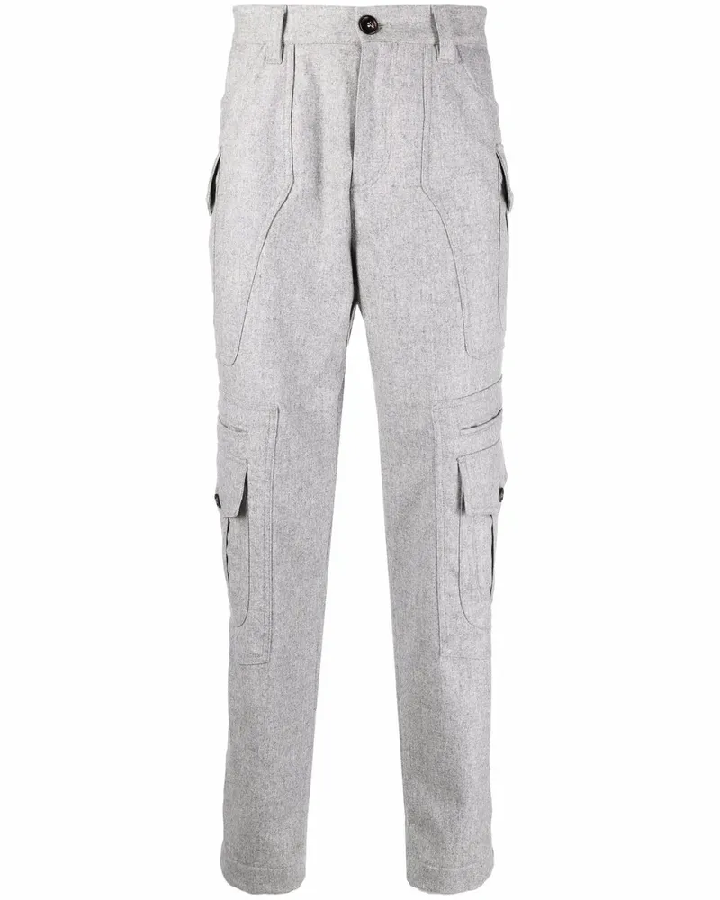 Brunello Cucinelli Cargohose mit geradem Bein - Grau Grau