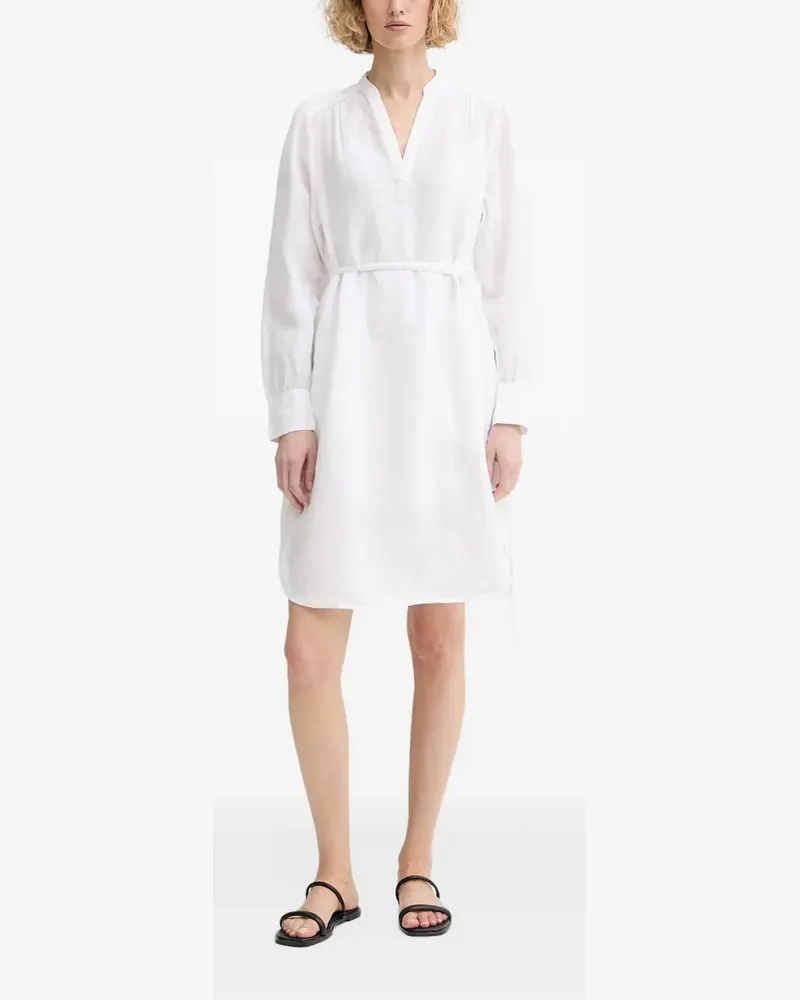 Marc O'Polo Langärmeliges Minikleid - Weiß Weiß