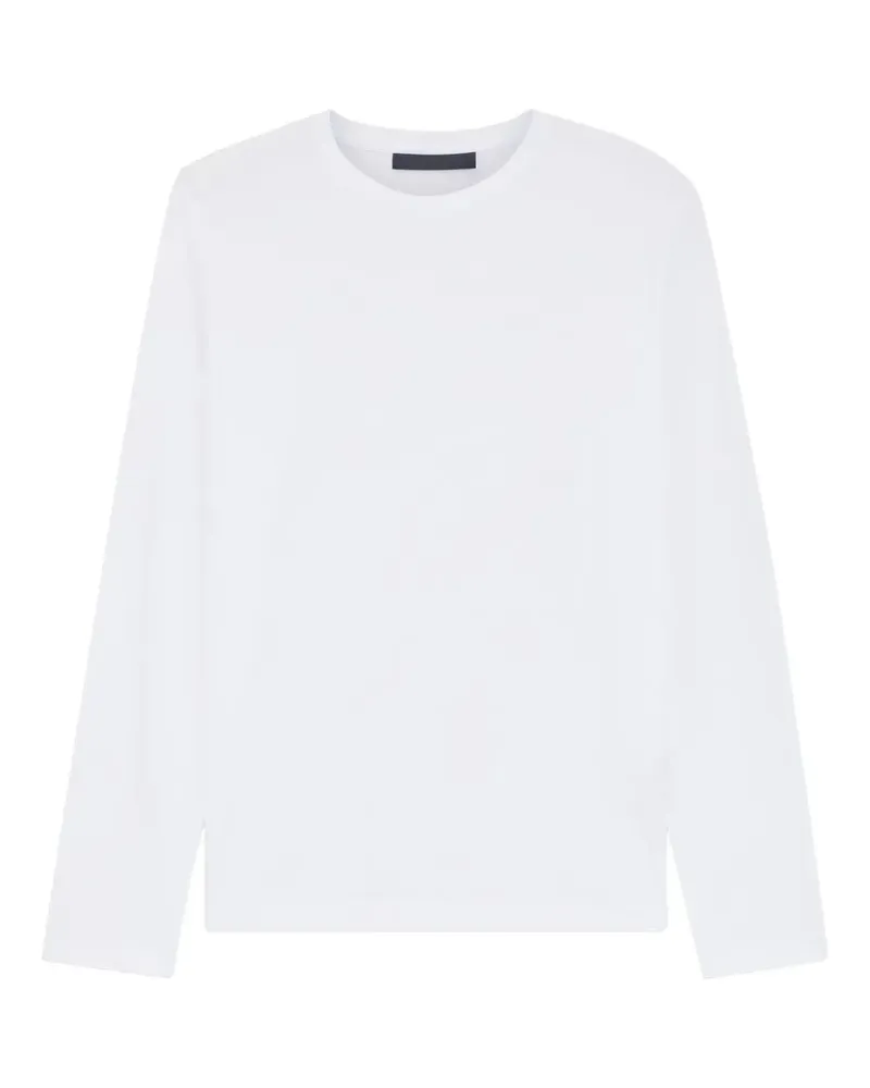 HUGO BOSS Langarmshirt mit Rundhalsausschnitt - Weiß Weiß