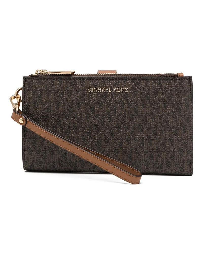 Michael Kors Adele Clutch - Braun Braun
