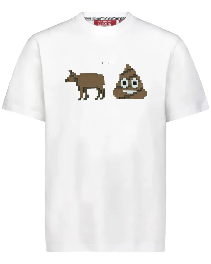 Mostly Heard Rarely Seen I Call T-Shirt - Weiß Weiß