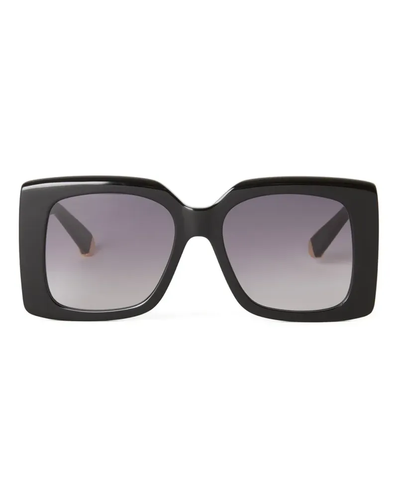 Stella McCartney Sonnenbrille im Oversized-Look - Schwarz Schwarz