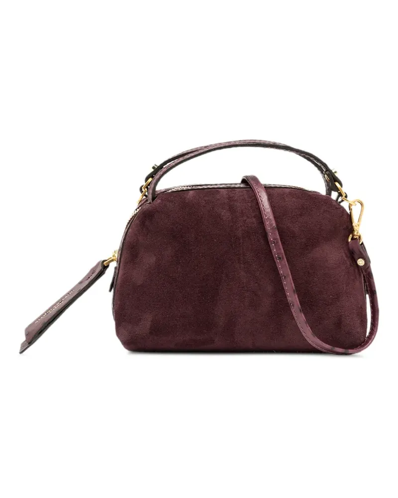 Gianni Chiarini Kleine Alifa Schultertasche aus Wildleder - Violett Violett